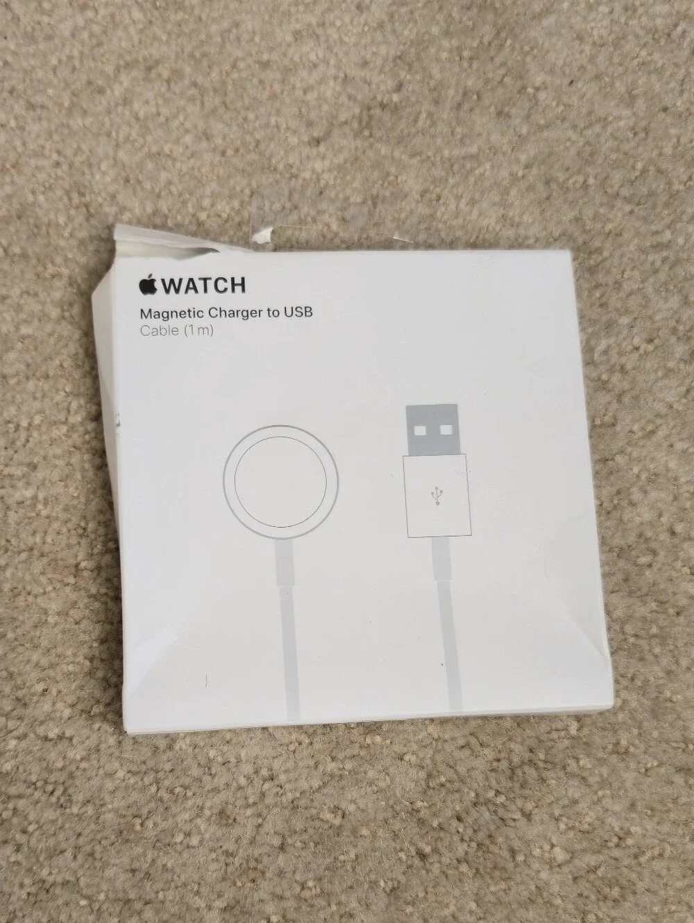 Genuine Apple Watch Magnetic Charger USB Cable (1m) A2255 MX2E2AM/A - NEW